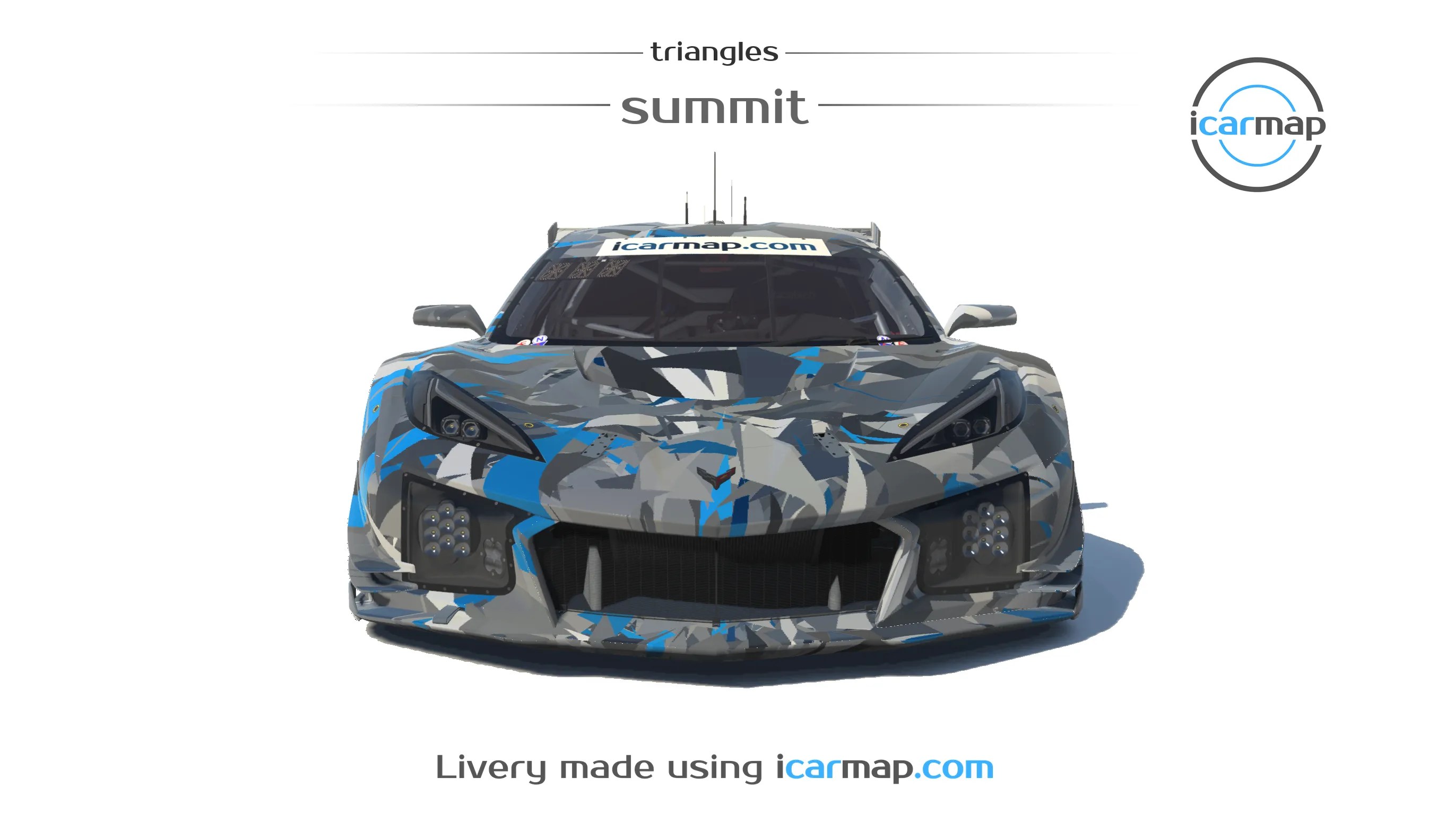 Chevrolet Corvette Z06 GT3.R - Triangles - Summit - Livery for iRacing